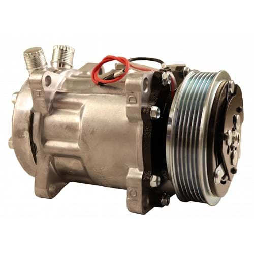 8814328A Sanden SD7H15 Compressor, w/ 6 Groove Clutch - New