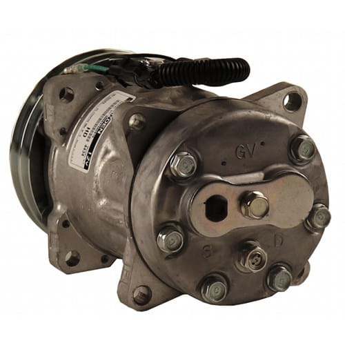 8814434 Genuine Sanden SD7H15, FLX7 Compressor, w/ 2 Groove Clutch - New