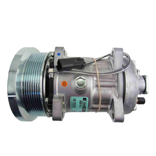 881515270 Genuine Sanden SD7H15 Compressor, w/ GK Rear Head & w/ 8 Groove Clutch - New