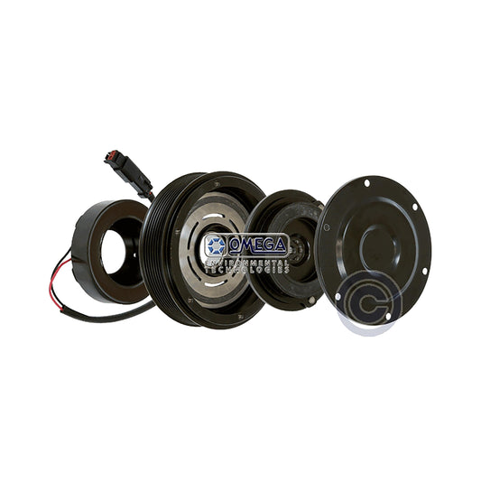 88511362 Heavy Duty Compressor Clutch, Denso 10S17C, w/ Coil