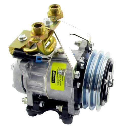 888301262 Genuine Sanden/York SD7H15 Compressor, w/ 2 Groove Clutch - New