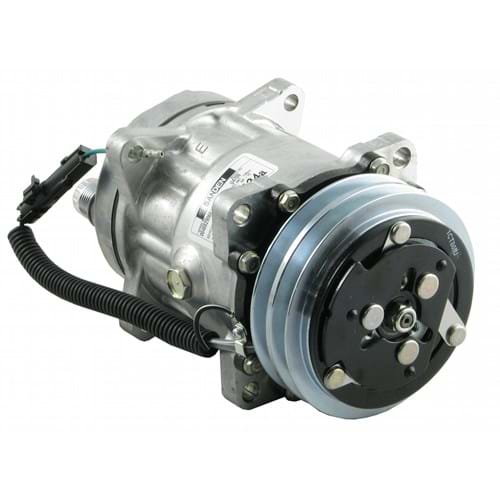 8884018078 Genuine Sanden SD7H15 Compressor, w/ 2 Groove Clutch - New
