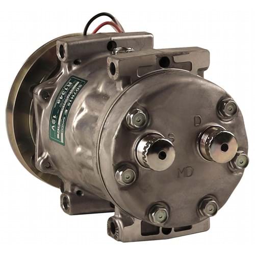 8884159489 Genuine Sanden SD7H15 Compressor, w/ 1 Groove Clutch - New