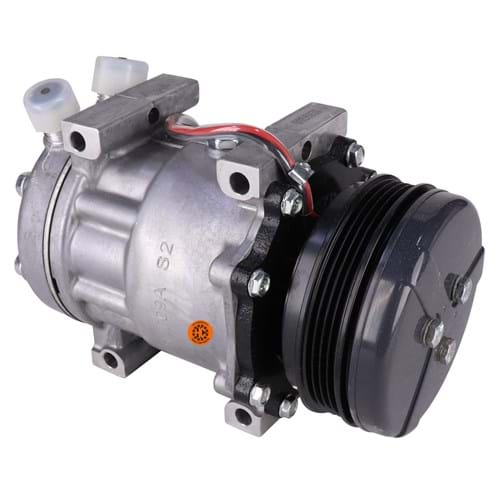 8884290377 Sanden Style SD7H15 Compressor, w/ 4 Groove Clutch - New