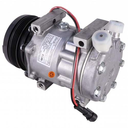 8884290377 Sanden Style SD7H15 Compressor, w/ 4 Groove Clutch - New