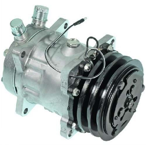 8887362509 Genuine Sanden SD7H13 Compressor, w/ 2 Groove Clutch - New