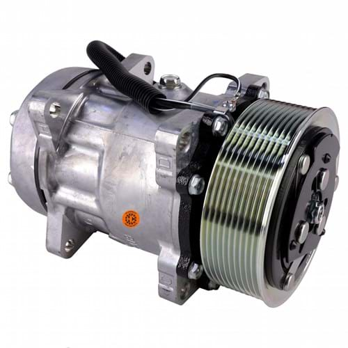 88AG120976 Genuine Sanden SD7H15 FLX7 Compressor, w/ 10 Groove Clutch - New