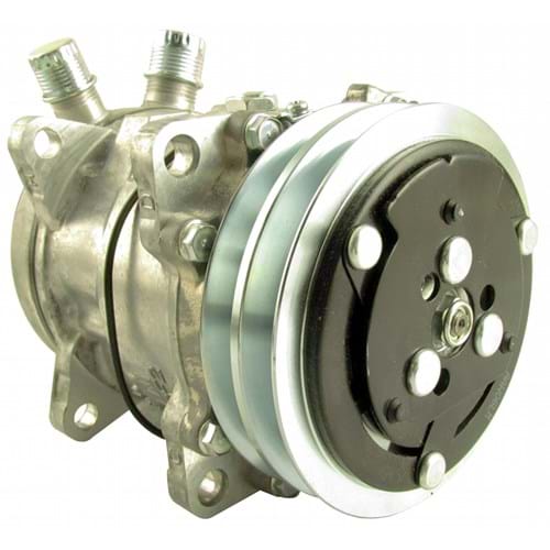 88TCU18904 Genuine Sanden SD5H09 Compressor, w/ 2 Groove Clutch - New