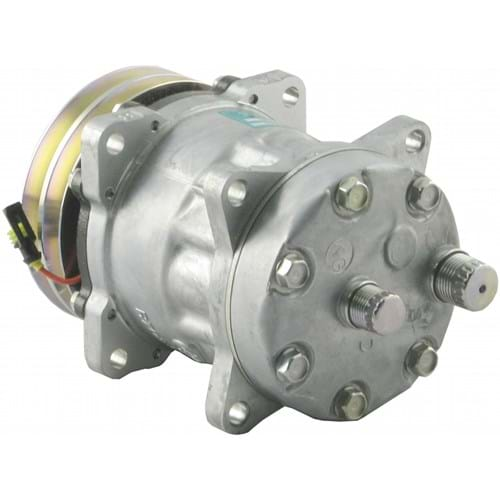 88VA207258 Genuine Sanden SD7H13 Compressor, w/ 2 Groove Clutch - New