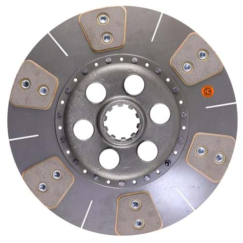 AK956052 HD6 12" Transmission Disc, 6 Pad, w/ 1-3/4" 10 Spline Hub - Reman