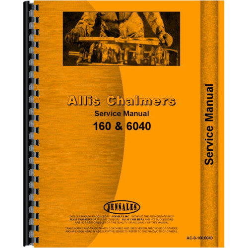 AC-S-160,6040 Allis Chalmers 160 Tractor Service Manual