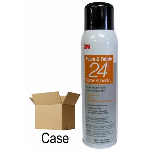 C83051112 3M Foam & Fabric 24 Spray Adhesive, (Case of 12)
