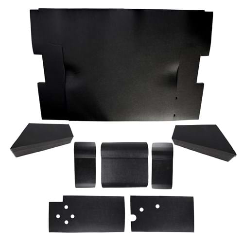 C86EZ EZ Cab Kit, Black Vinyl w/ Formed Plastic for IH 86 Series