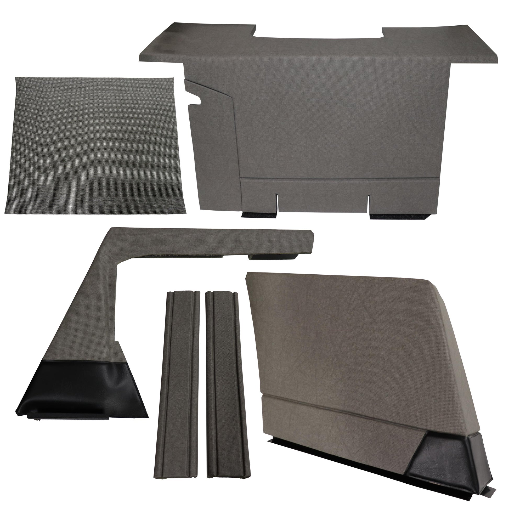 CA942EZ EZ Cab Kit, Berkshire Gray Vinyl w/ Formed Plastic & Post Covers