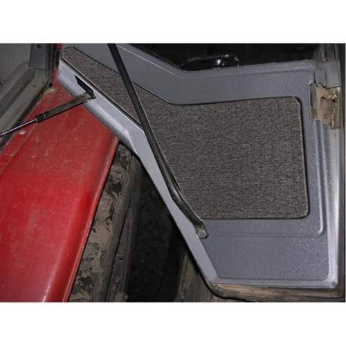 CA97082 Plastic Door Panel for Case IH Magnum Tractors, Black Marble Fabric