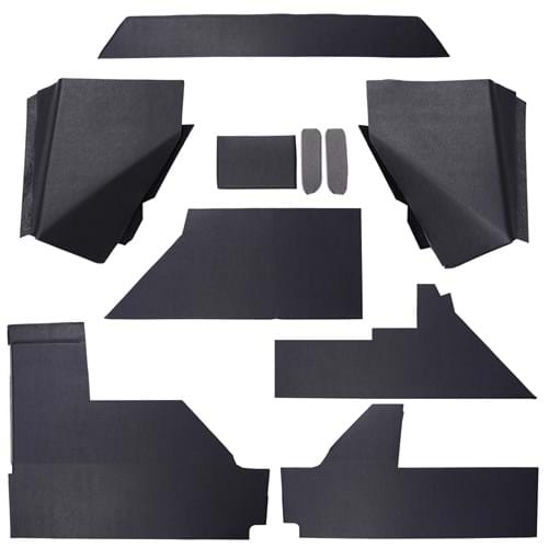 CR30EEZ EZ Cab Kit, Black Vinyl w/ Formed Plastic, 7" Wide Seat Base