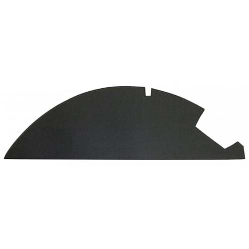 CR30HFP Front Headliner Piece, Black Vinyl w/ Plastic Back