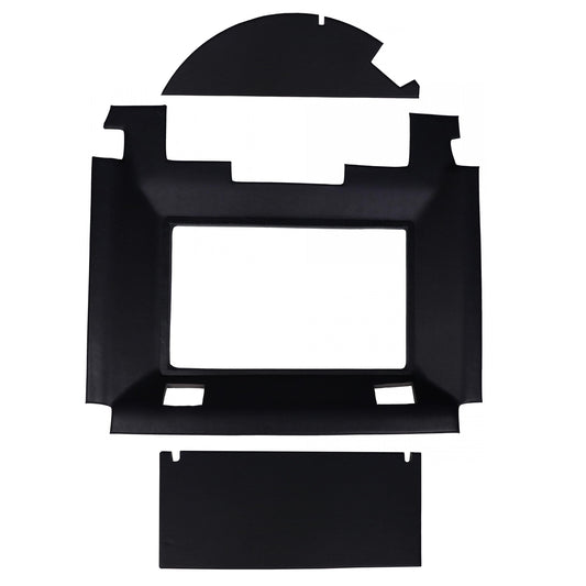 CR40H Main Headliner, Black Vinyl w/ Formed Plastic