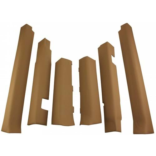 CR6000PO Post Kit, Sailcloth Tan Vinyl w/ Formed Plastic