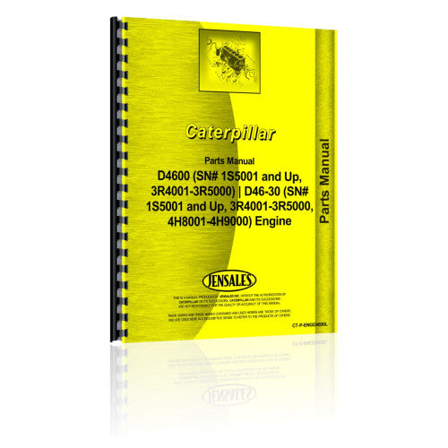 CT-P-ENGD4600L Caterpillar Engine Parts Manual