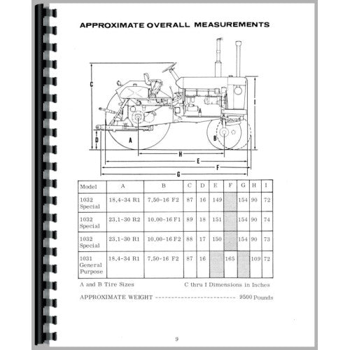 CA-O-1030 Case 1030 Tractor Operators Manual