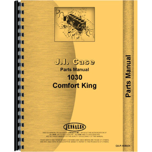 CA-P-1030CK Case 1030 Tractor Parts Manual