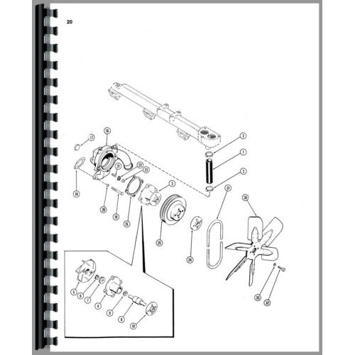 CA-P-1070 Case 1070 Tractor Parts Manual (SN# 8675001 and UP)