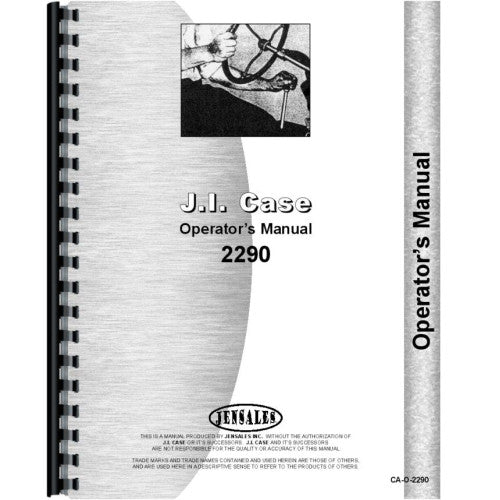 CA-O-2290 Case 2290 Tractor Operators Manual