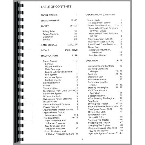 CA-O-385 Case 385 Tractor Operators Manual