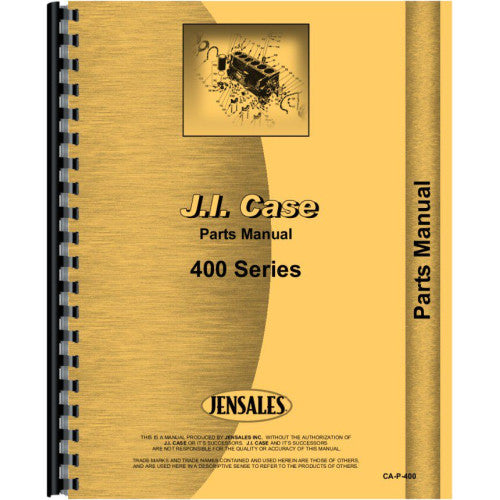 CA-P-400 Case 411 Tractor Parts Manual