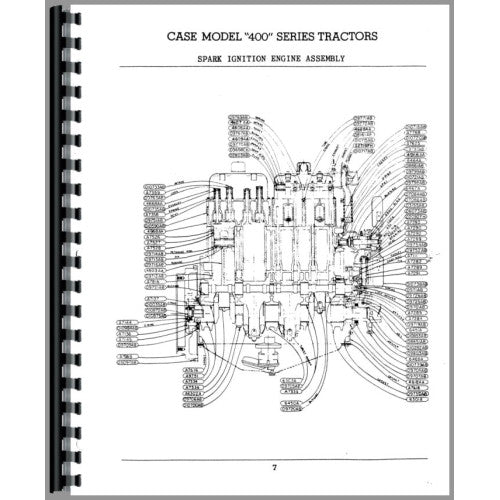 CA-P-400 Case 411 Tractor Parts Manual