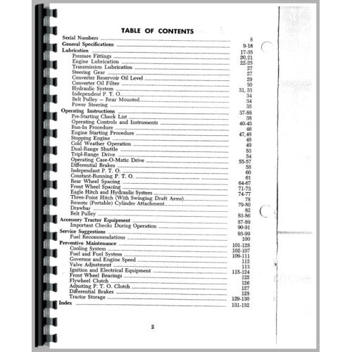 CA-O-300B/400B Case 400B Tractor Operators Manual