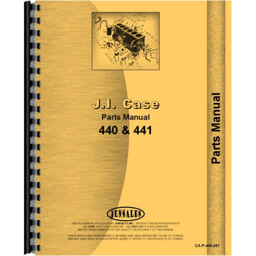 CA-P-440,441 Case 440 Tractor Parts Manual