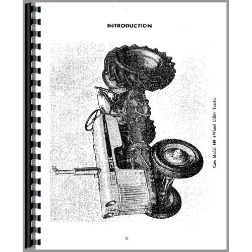 CA-O-430+ Case 440 Tractor Operators Manual (SN# 6144001-8262800)