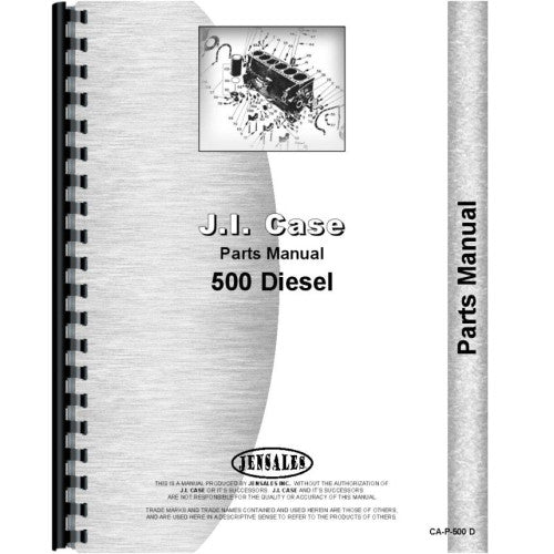 CA-P-500 D Case 500 Tractor Parts Manual