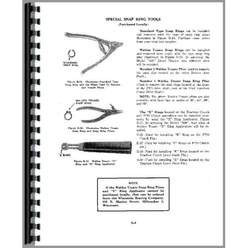 CA-S-500+ Case 500 Tractor Service Manual