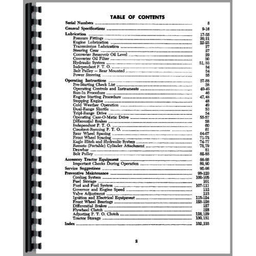 CA-O-500B+ Case 510B Tractor Operators Manual