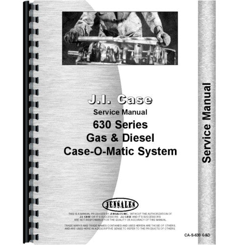 CA-S-630 G&D Case 630 Tractor Service Manual