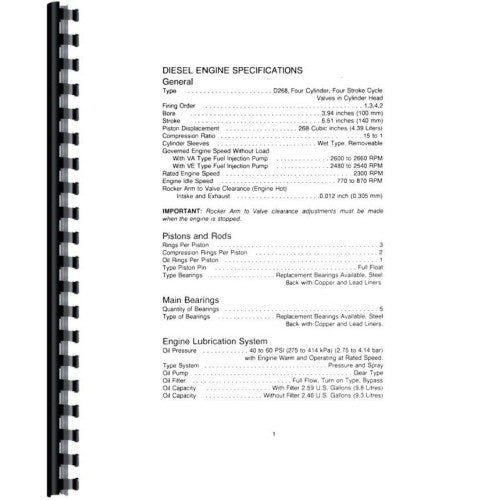 CA-O-885 Case 885 Tractor Operator's Manual