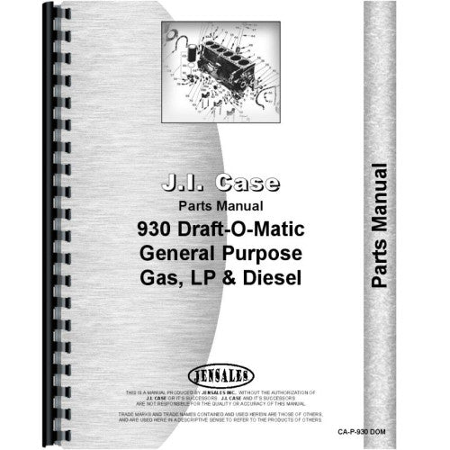 CA-P-930 DOM Case 930 Tractor Parts Manual (All SN#) (Comfort King)