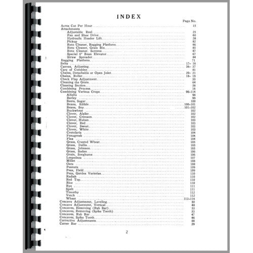 CA-O-A COMB Case A Combine Operators Manual