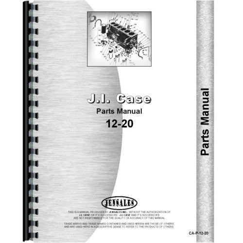 CA-P-12-20 Case A Tractor Parts Manual