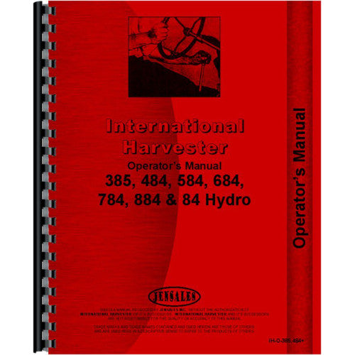 IH-O-385,484+ Case-IH 385 Tractor Operators Manual (1985-1990)