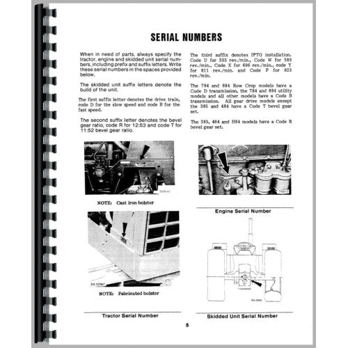 IH-O-385,484+ Case-IH 385 Tractor Operators Manual (1985-1990)