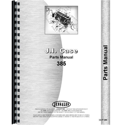 CA-P-385 Case-IH 385 Tractor Parts Manual