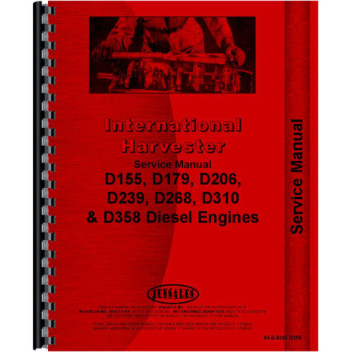 IH-S-ENG D155 Case-IH 385 Engine Service Manual (1985-1990)