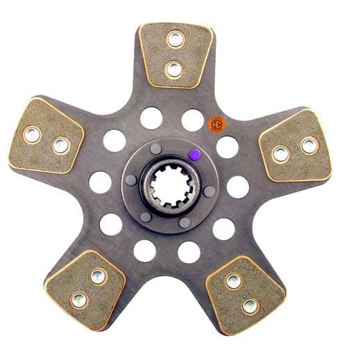 D1146327 11" Transmission Disc, 6 Pad, w/ 1-3/8" 10 Spline Hub - Reman