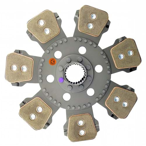 D2226743 14" Transmission Disc, 7 Pad, w/ 2" 24 Spline Hub - Reman