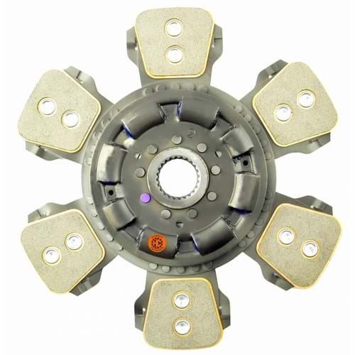 D2272022 13" Transmission Disc, 6 Pad, w/ 1-9/16" 24 Spline Hub - New