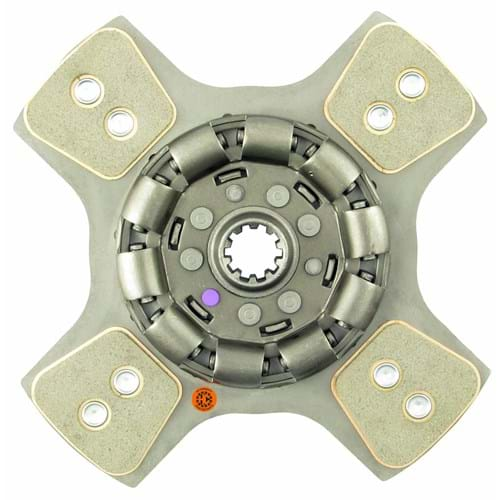 D247071 HD4 12" Transmission Disc, 4 Pad, w/ 1-1/4" 10 Spline Hub - Reman